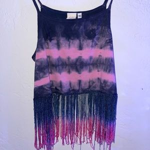 tie dye crop top